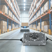 Chargeur de batterie lithium-ion LNLEE 29,4V 5A 360W 7S pour robot de tri de livres de bibliothèque, contrôlé par CAN-bus, chargeur AGV haute efficacité