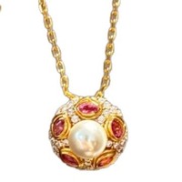 Nouveau Collier Pendentif Gourde Creuse Entièrement Sertie de Zircons Cubiques, Style Chinois Ancien, Luxe et Tendance, Chaîne de Clavicule Style National