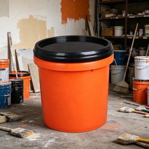 Seau en plastique de 16 L pour produits chimiques et peintures, seau scellé avec couvercle pour revêtements, seau en plastique de 16 L - Product Image 6