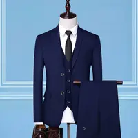 Vestito di affari degli uomini Fit ultime slim fit business formale da sposa 3 pezzi insieme del vestito giacca per gli uomini