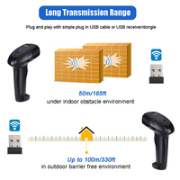 Penjualan laris pemindai kode batang 2D dengan antarmuka USB halus dan murah produk pendukung grosir OEM tersedia