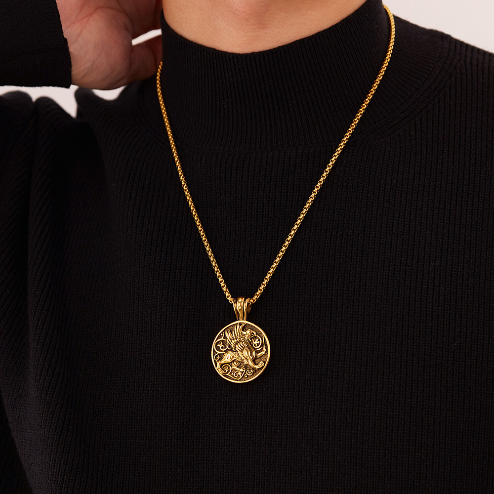 gold necklace 3*55cm ALN2601001475