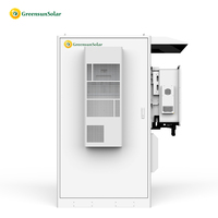Onduleur solaire hybride Deye Solis Growatt BESS 100 kW 125 kW 150 kW avec batterie de stockage d'énergie 200 kWh 241 kWh 257 kWh 500 kWh
