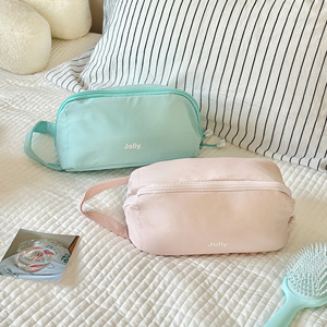Multifunktionale Modische Doppelschichtige Polyester Reise-Kosmetiktasche Damen Reißverschluss-Kosmetik-Aufbewahrungstasche - Product Image 3