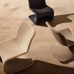 Ensemble de meubles de jardin en rotin tressé moderne pour hôtel, villa, cour et terrasse - Product Image 6