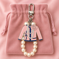 Pendentif Rose Jack & Jill en Perles Personnalisées pour Bijoux, Accessoire de Mode Grec JJ 1938 pour Porte-clés et Fabrication de Sacs DIY