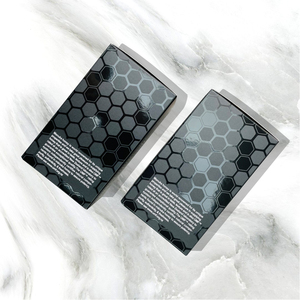 Mực đậu nành in sang trọng cơ sở trứng cá muối mứt Ong Mật ong Jar giấy bao bì hộp đen hình lục giác Ong Mật ong bao bì Hộp quà tặng - Product Image 5