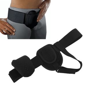 Adult Unilateral <b>Hernia</b> <b>Belt</b> Black Inguinal <b>Support</b> Groin Protection Medical Use - Product Image 5
