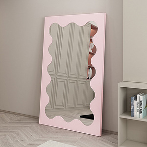 Trang chủ khách sạn phòng ngủ ABS khung đầy đủ chiều dài gương trang trí gương Đan Mạch pastel thẩm mỹ sàn mặc quần áo gương - Product Image 2