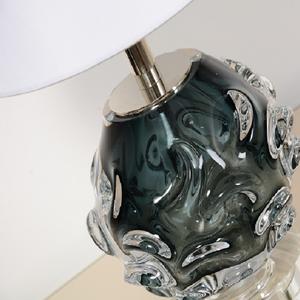 Promotieprijs Woninginrichting Decoratieve Verlichting Handgemaakte Donkergroene Gecouloured Glazuurglas Led Tafellamp - Product Image 4