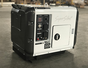 เครื่องกำเนิดไฟฟ้าดีเซล 6.5kva แบบเงียบพิเศษ - Product Image 1