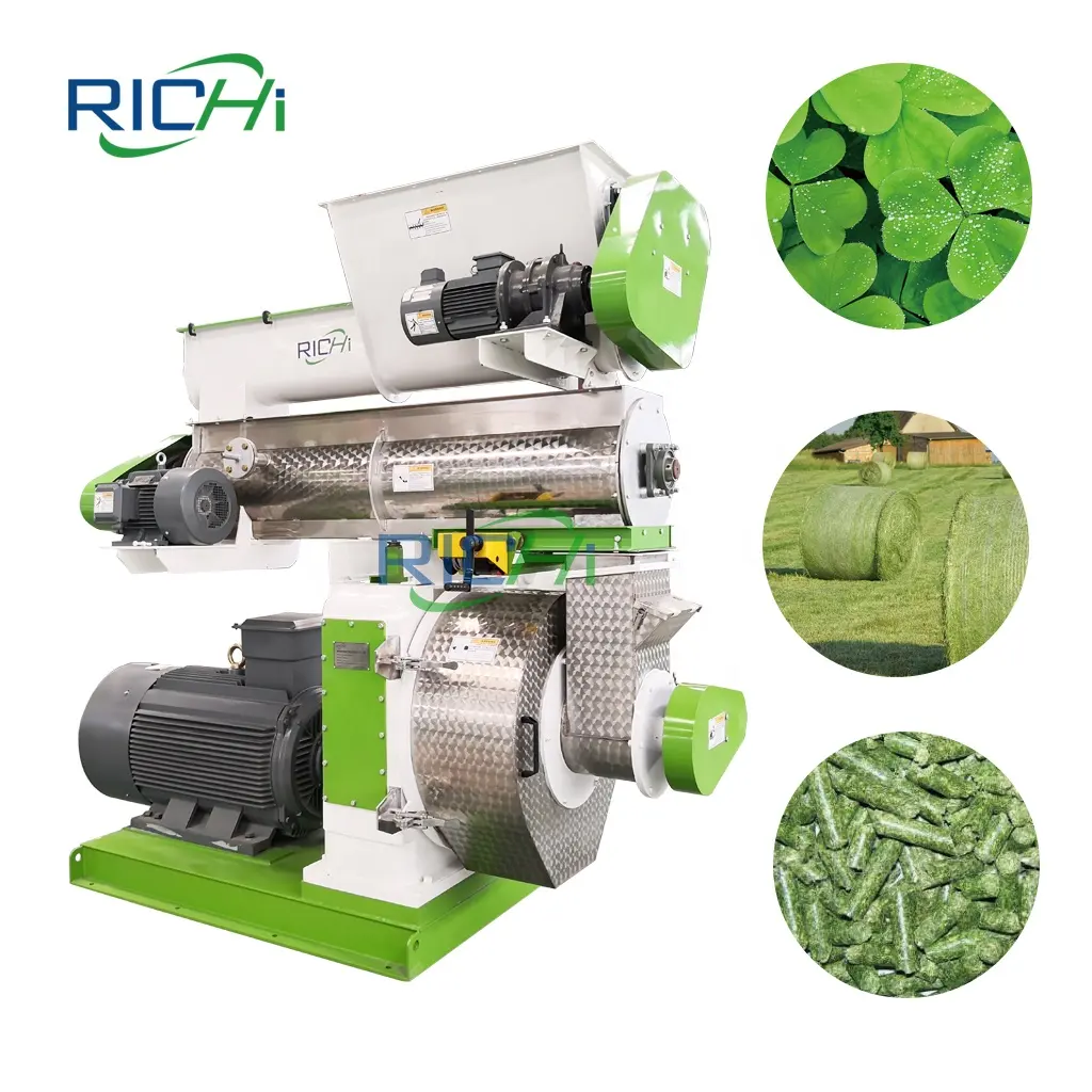 RICHI 1-40 T/H biyokütle mısır saman çim pelet üretme makinesi