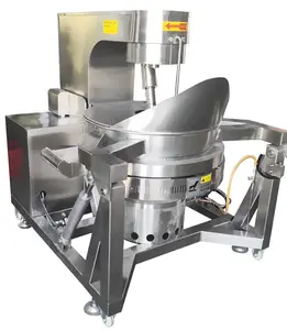 Большая емкость полностью автоматическая машина для производства попкорна со вкусом LPG, карамельный попкорн