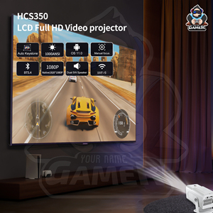 Proyector de Juegos 4K con Android 11 BT5.0, zoom automático, 2G de RAM, 2025 lúmenes, 1000 pulgadas, 150 pulgadas, gran oferta, Pro - Product Image 2