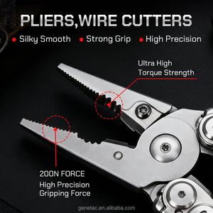 Oem công nghiệp cấp 4.3inch chiến thuật Pocket bánh PVD D2 lưỡi thép không gỉ ngoài trời từ gấp multitools - Product Image 5