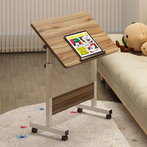 Modern taşınabilir eğitim & toplantı masası katlanır dizüstü bilgisayar masası tekerlekler ofis mobilyaları ev kullanımı için dayanıklı plaka malzemesi - Product Image 1