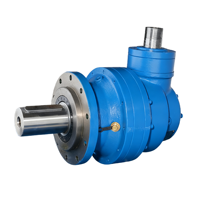 BAFFERO Seri N Reducer Gigi Helikal Sudut Kanan Planetary Gearbox Pengurang Kecepatan Motor  Poros Berongga/Kokoh ODM