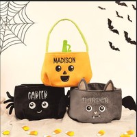Nouvelle Arrivée Lanterne Citrouille d'Halloween Seau à Bonbons Portable pour Enfants Sac à Bonbons Accessoire de Fête pour Fête d'Halloween et Décoration de Nouvelle Maison