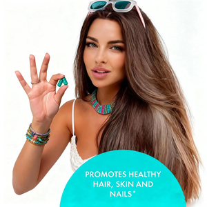 Private Label Vegan Support Healthy Hair Skin &amp; Nails Supplement Vitamins &amp; Mineral Hair Growth <strong>Biotin</strong> <strong>Gummies</strong> - Product Image 3