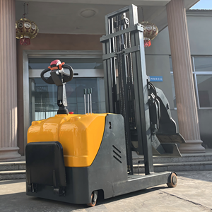 Último diseño 360 ° 500kg Carrete eléctrico Elevador de papel Apilador con carretilla elevadora de Batería grande Adecuado para rollos de papel y películas plásticas - Product Image 6