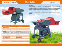 Machine à couper la paille DAWN AGRO pour le traitement des aliments pour animaux, équipement de traitement de la paille et de l'herbe avec alimentation automatique à haute vitesse pour les exploitations d'élevage.