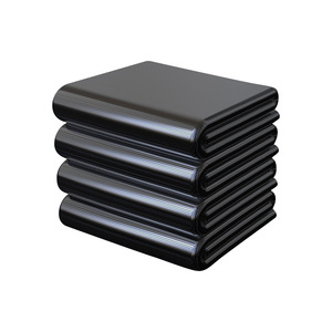 Black Extra Large Commercial Trash Bags Thickened Flat Mouth For Outdoor Cleaning Use Xl Size 1000 Pcs Per Carton - Product Image 1