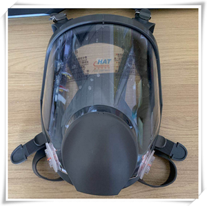 Masker Gas Pengaman Wajah Penuh dengan Katup Pernapasan 3 Lapisan Pelindung Api & Dapat Digunakan Kembali - Product Image 4