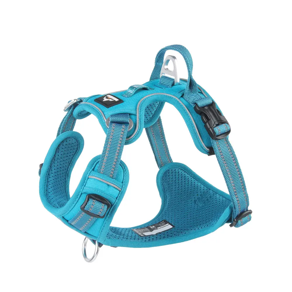 Unipopaw Custom Logo No Pull Reflective verstelbaar harnas voor hulphonden adjustable service dog harness for Large Breeds Dog