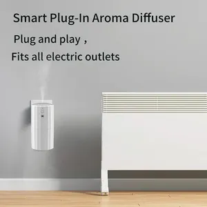 Tuya Smart Home Appliances Aroma Difusor Qualidade do Ar Atacado Plug In Wall Mounted Óleo Essencial Bluetooth Difusor Elétrico