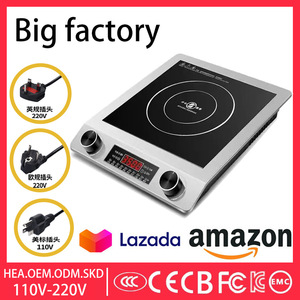 Placa de Inducción de 1000W, un Solo Quemador, Control Mecánico, Panel de Cristal Negro, Multifuncional para el Hogar - Product Image 5