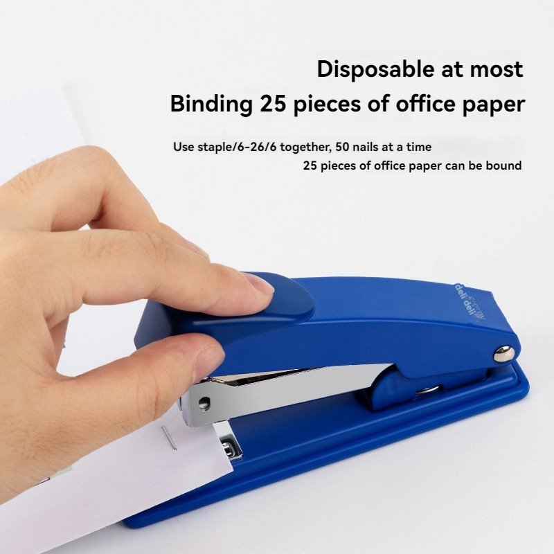 0315コンパクトポータブル金属デスクトップオフィスホッチキス