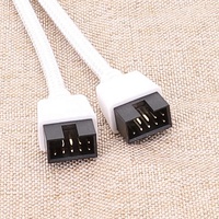 Cable Divisor en Y Dupont de 9 Pines, 2.54mm, Macho a Hembra, 1 a 2, Conector USB Dupont, Cable de Datos para Placa Base A-2639