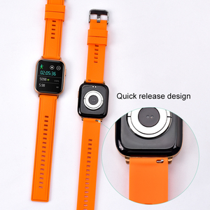 Bracelet de montre à libération rapide <span class=keywords><strong>en</strong></span> caoutchouc souple <span class=keywords><strong>silicone</strong></span>, tendance, <span class=keywords><strong>EN</strong></span> STOCK, 18mm 20mm 22mm, 10 pièces, LOGO personnalisé SHX - Product Image 4