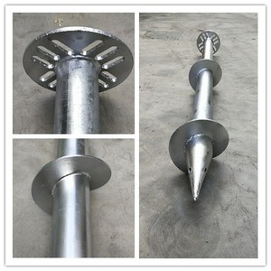 Vis de fondation <span class=keywords><strong>pour</strong></span> maison, fabrication chinoise, pas cher, <span class=keywords><strong>pour</strong></span> maison en <span class=keywords><strong>bois</strong></span> et montage solaire, matériau Q235, finition TiCN - Product Image 2