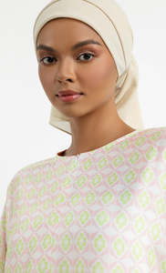 SIPO – robe musulmane en Satin pour femmes, Abaya, mode malaisienne, vente en gros, 2023 - Product Image 3