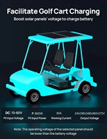 Contrôleur de charge de véhicule électrique solaire MPPT 18V-50V vers 24V/48V/60V/72V 900W Type Boost