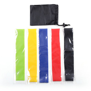 Ensemble de bandes de résistance en latex TPE pour la salle de sport à domicile, pour le fitness, le yoga et les exercices de traction - Bandes de résistance pour les jambes et les fessiers - Product Image 3