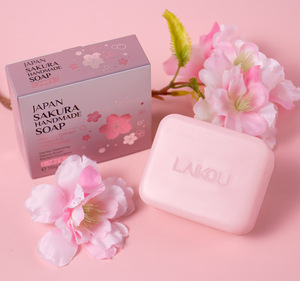 <span class=keywords><strong>Savon</strong></span> artisanal à la vitamine C et à la nicotinamide à la cerise, best-seller, haute qualité, nettoyant en profondeur, hydratant, blanchissant, 110g - Product Image 6