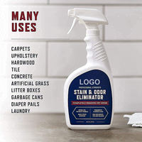 Marque privée 500ml/946ml désodorisant sûr et inoffensif odeur d'animal de compagnie urine éliminateur de tapis détachants nettoyant vaporisateur