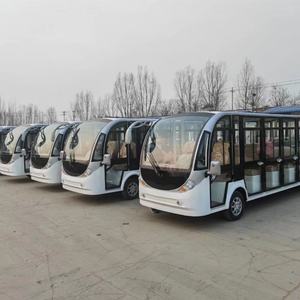 Autobús turístico eléctrico con energía solar de nuevo diseño y lanzadera de zoológico de automóviles para transporte ecológico - Product Image 5