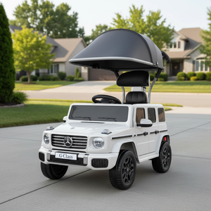 Voiture à pédales pour enfants avec pare-soleil, voiture jouet sous licence pour enfants de 2 à 4 ans - Product Image 1