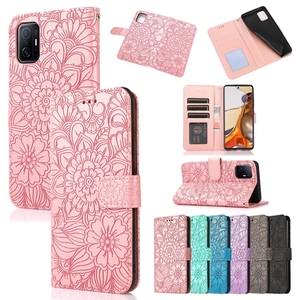Funda de Cuero PU con Diseño de Flores para Samsung Galaxy S24 S23 Plus S22 <span class=keywords><strong>Ultra</strong></span> S21 FE A13 4G <span class=keywords><strong>A23</strong></span> A53 A33 A03S A82 5G A22 A32 - Product Image 1