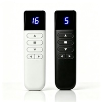 Télécommande universelle pour rideaux intelligents pour maison connectée 433,42 MHz pour Ssmofy Rolling Code Telis 16