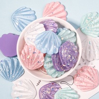 Nouveau écologique translucide Sequin Shell bricolage crème colle étui de téléphone portable Patch boîte de rangement décoration résine artisanat accessoires