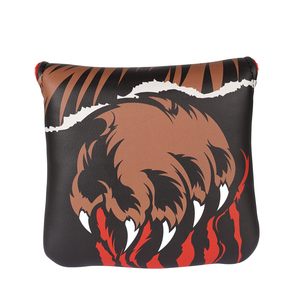 Funda Protectora para Putter de Golf Cuadrada de Cuero Suave Estampado al por Mayor, Funda para Cabeza de Palo de Golf con Diseño de Oso - Product Image 3