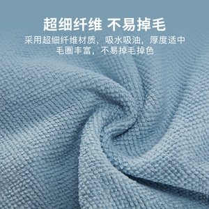 Microfiber <b>Roll</b> Cleaning Cloth Rectangle Dual Use Dry Wet Kitchen Dishcloth Customizable OEM ODM - Product Image 2