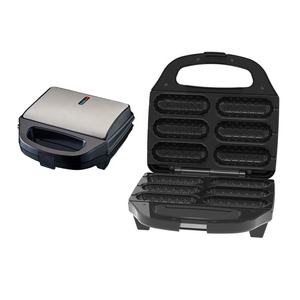 Série de collations de rue gaufrier <span class=keywords><strong>boulanger</strong></span> machine à gâteaux électrique conception de gaufrier à 6 trous - Product Image 2