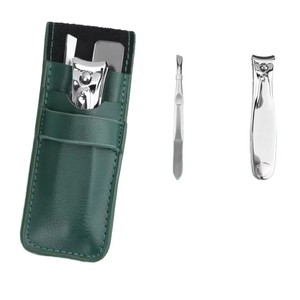 WellMS-1279 manikür seti yeni varış cam tırnak törpüsü gümüş tırnak makası setleri deri kılıf ile cımbız tırnak bakımı seti - Product Image 2