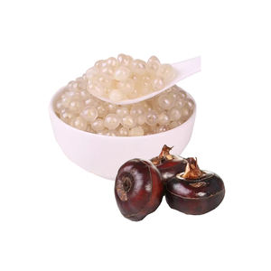 Boba de châtaignier d'eau pour les boissons au bubble tea, garnitures pour boissons, emballage en sachet infusé de sucre, solutions personnalisables pour les boissons au boba - Product Image 1