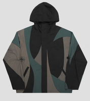 Conception personnalisée de luxe Vestes à capuche en polyester Coah en vrac coupe-vent léger en nylon pour hommes